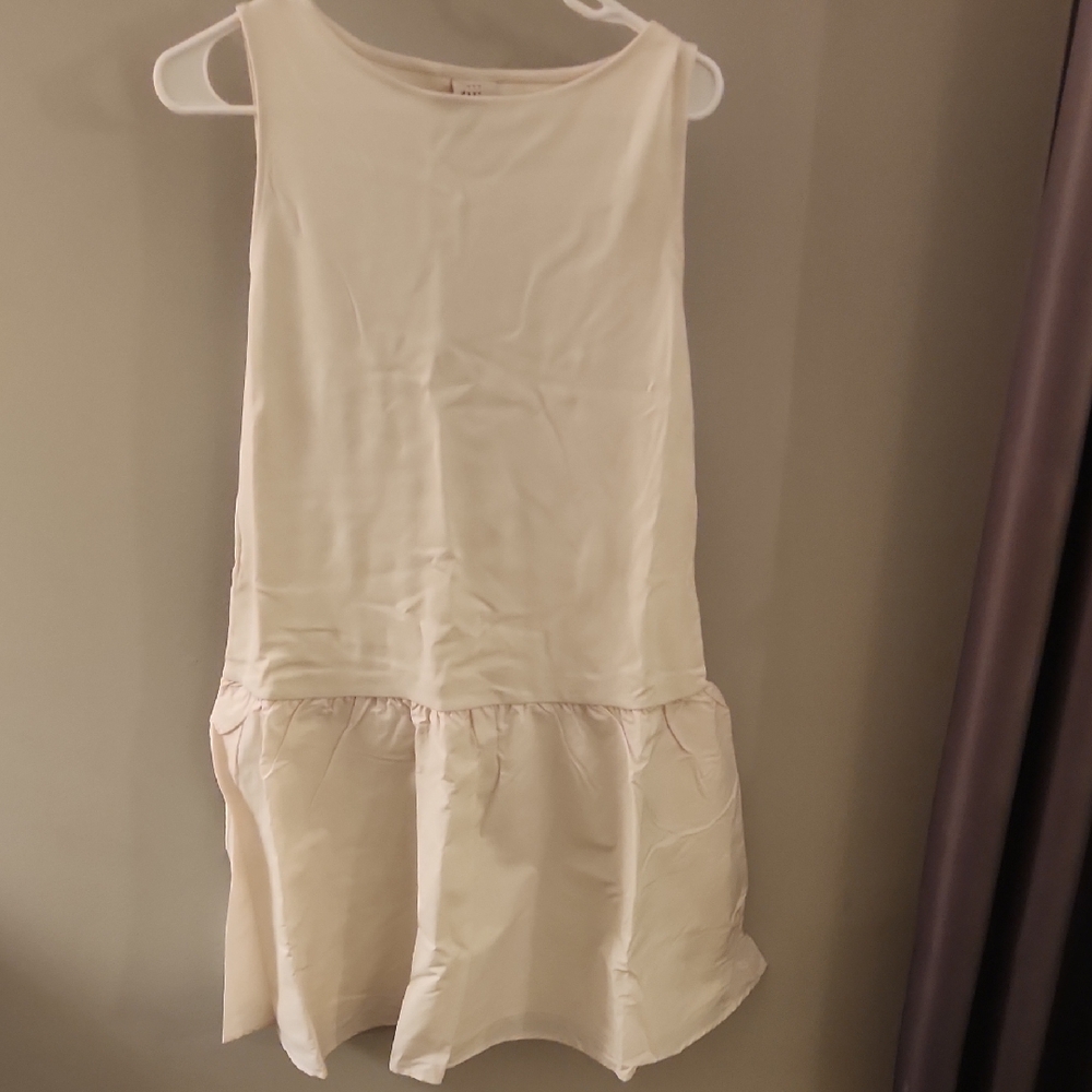 a new day Cream Sleeveless Dress